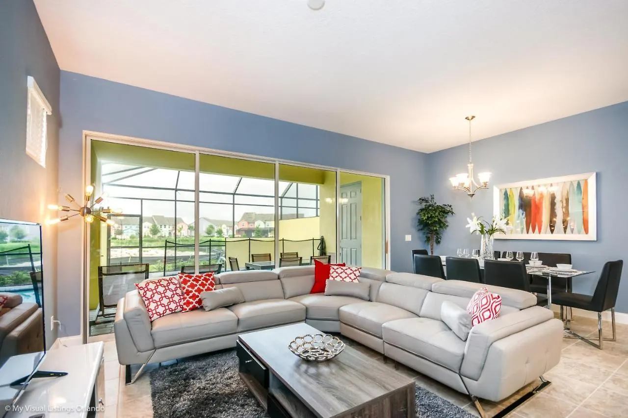 Feriehus 173Cd Magical 4 Bedroom 4 Bathroom Town Home Davenport USA